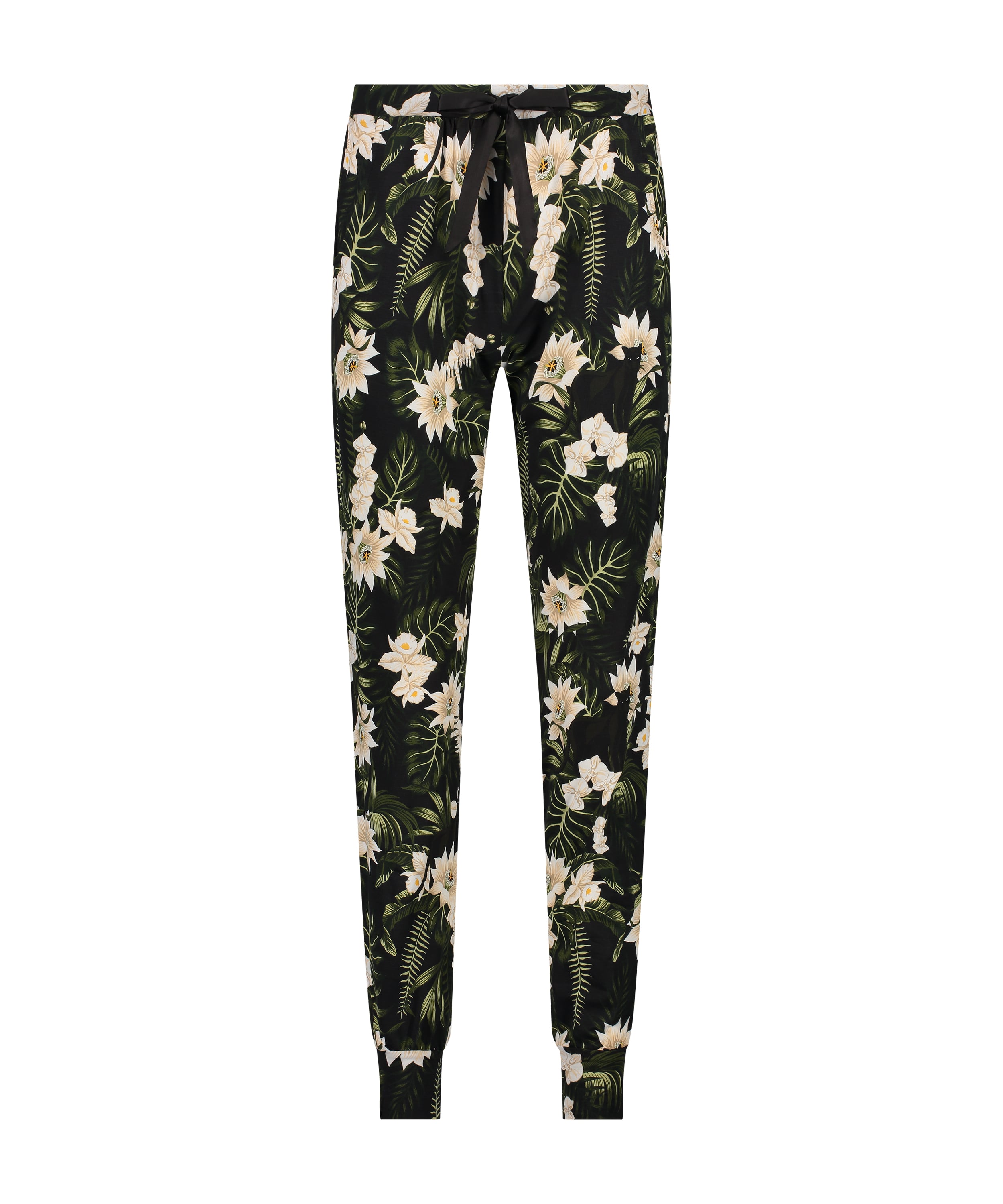 Jersey Pyjama Pants, Black, main