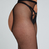 Private Tights Open Bum, Black
