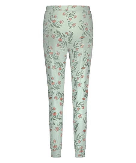 Jersey Pyjama Pants, Green