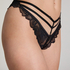 Cierra Open Crotch Brazilian, Black