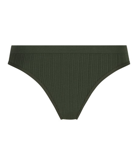 Dianne High Leg Thong, Green