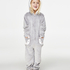 Fleece Onesie Kids, Gray