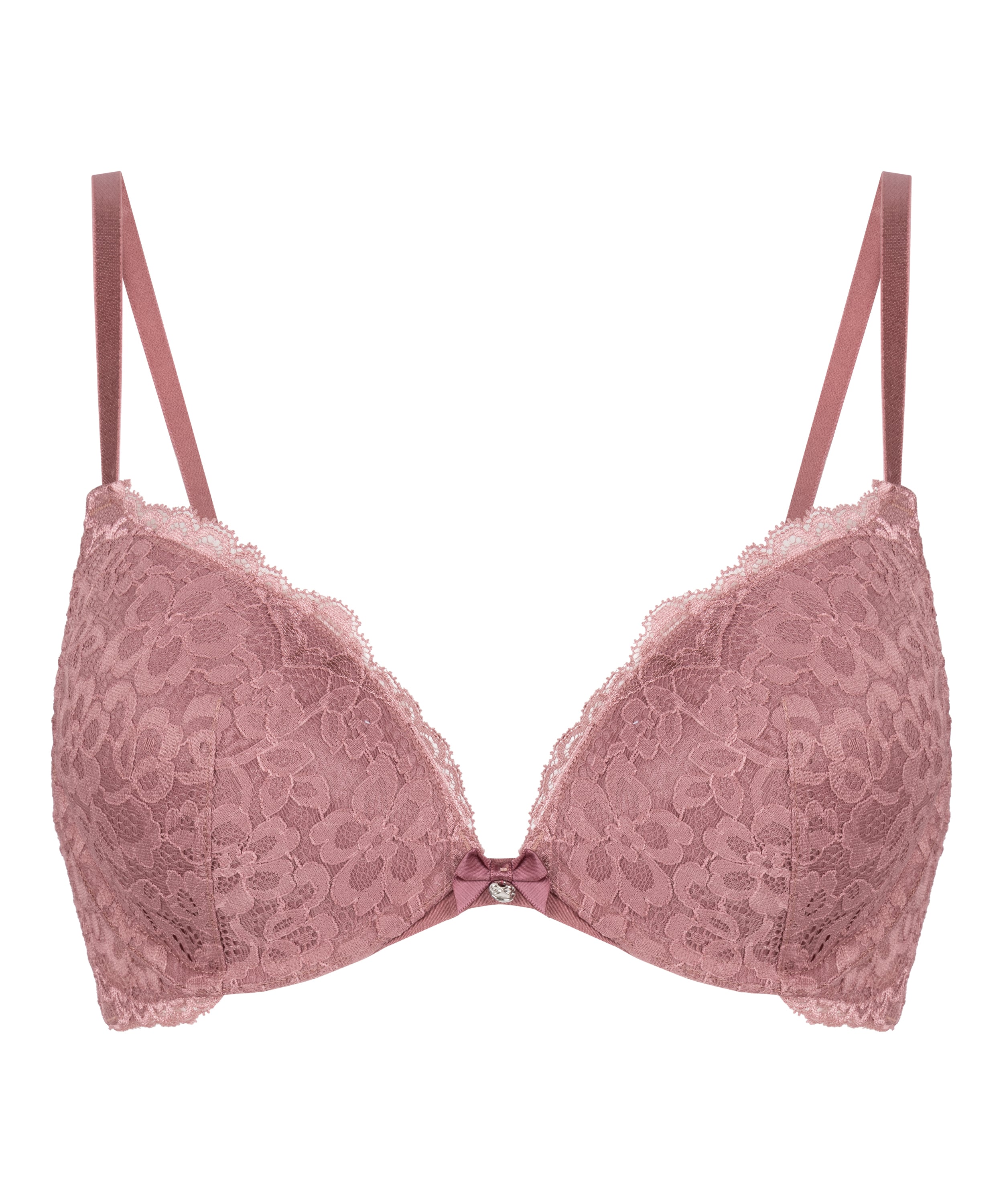Marine Padded Push-Up Underwired Bra, Purple, main