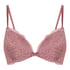 Marine Padded Push-Up Underwired Bra, Purple
