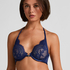 Mabel Non-Padded Underwired Bra, Blue