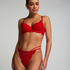 Pippa Padded Underwired Bra, Red