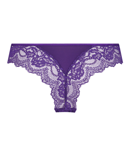 Dora High Leg Brazilian, Purple