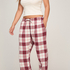 Flannel Pyjama Pants, White