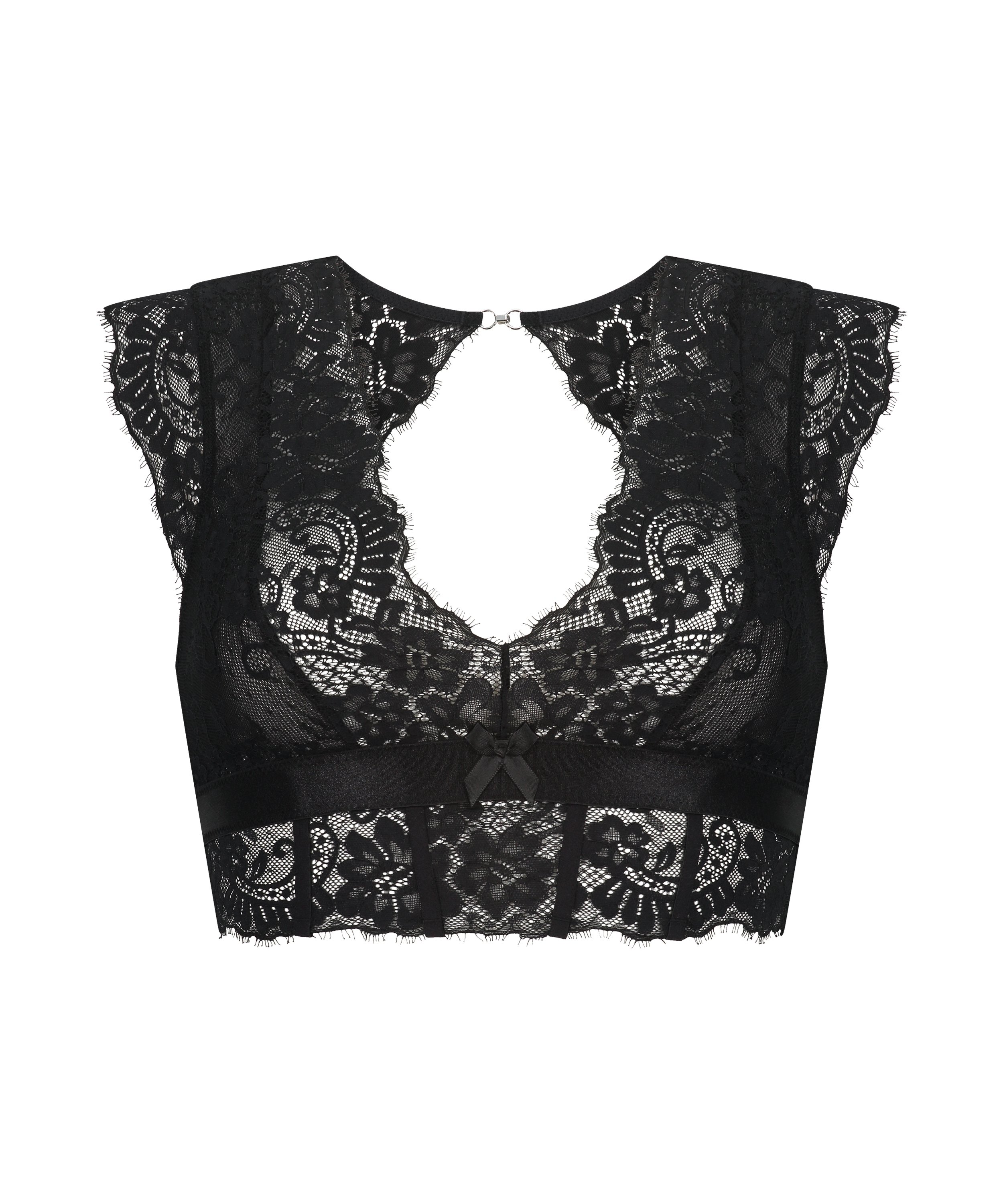 Catrin Bralette, Black, main