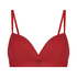 Padded Non-Wired Bra, Red