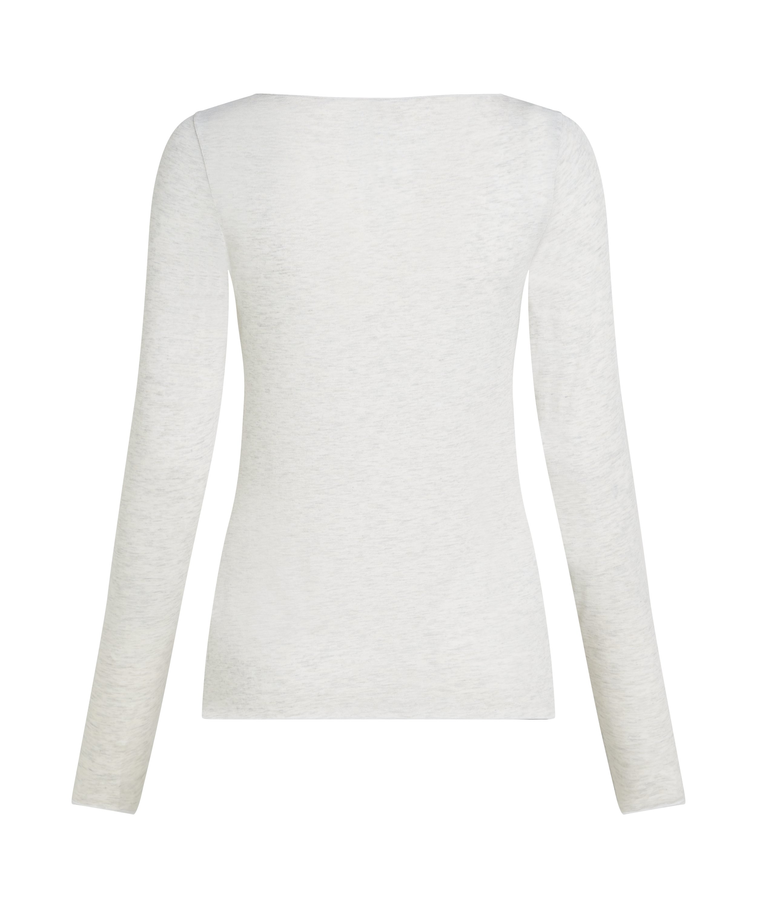 super soft Boatneck shirt with Cashmere, Gray, main