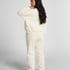 Jogger Cable Fleece, White