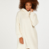 Snuggle Fleece Lounge Dress, White