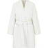 Waffle Bathrobe, White