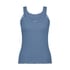 Ribbed Lace Singlet, Blue