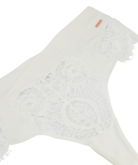 Hannako high thong, White