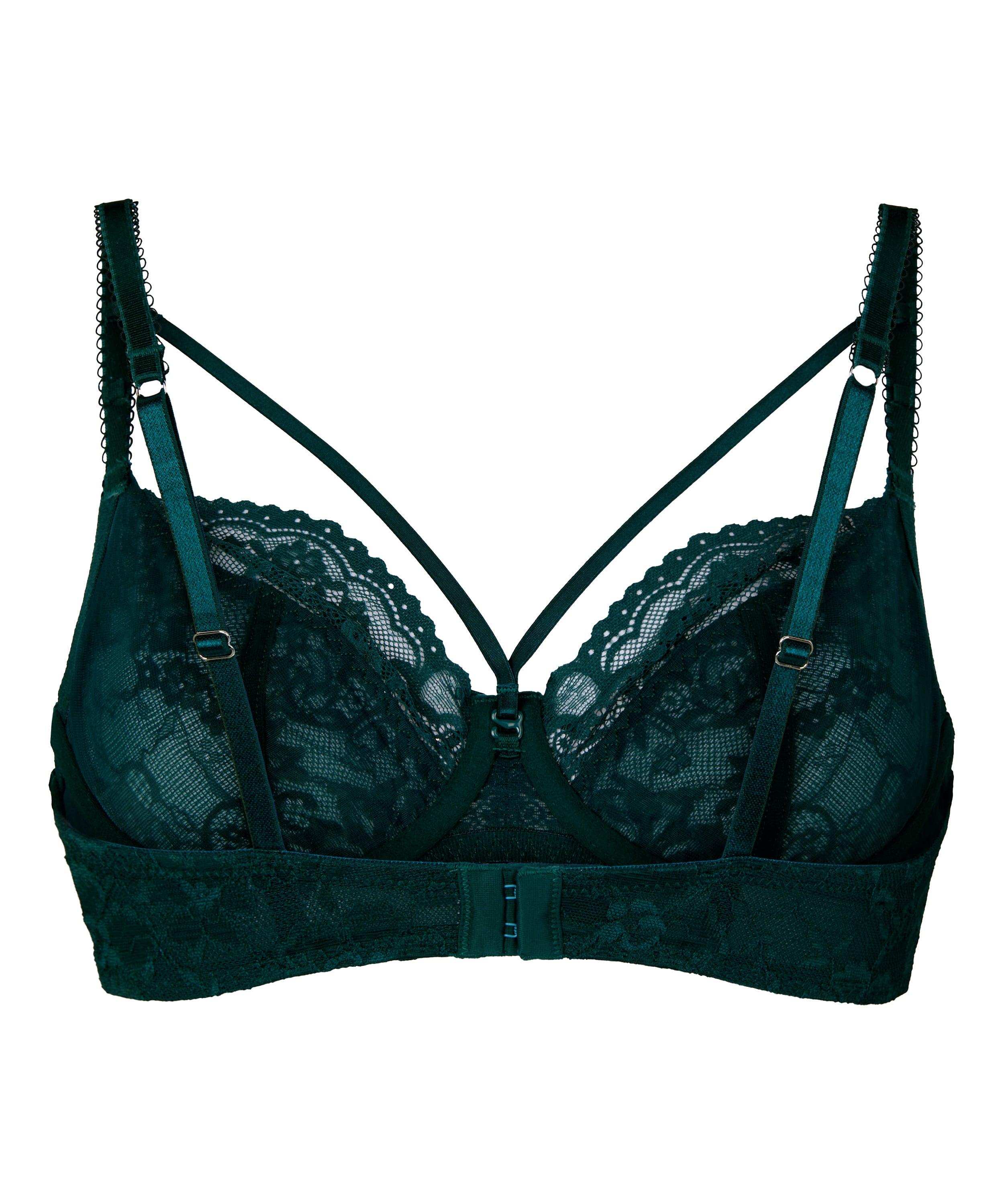Isadora Non-Padded Underwired Bra, Green, main