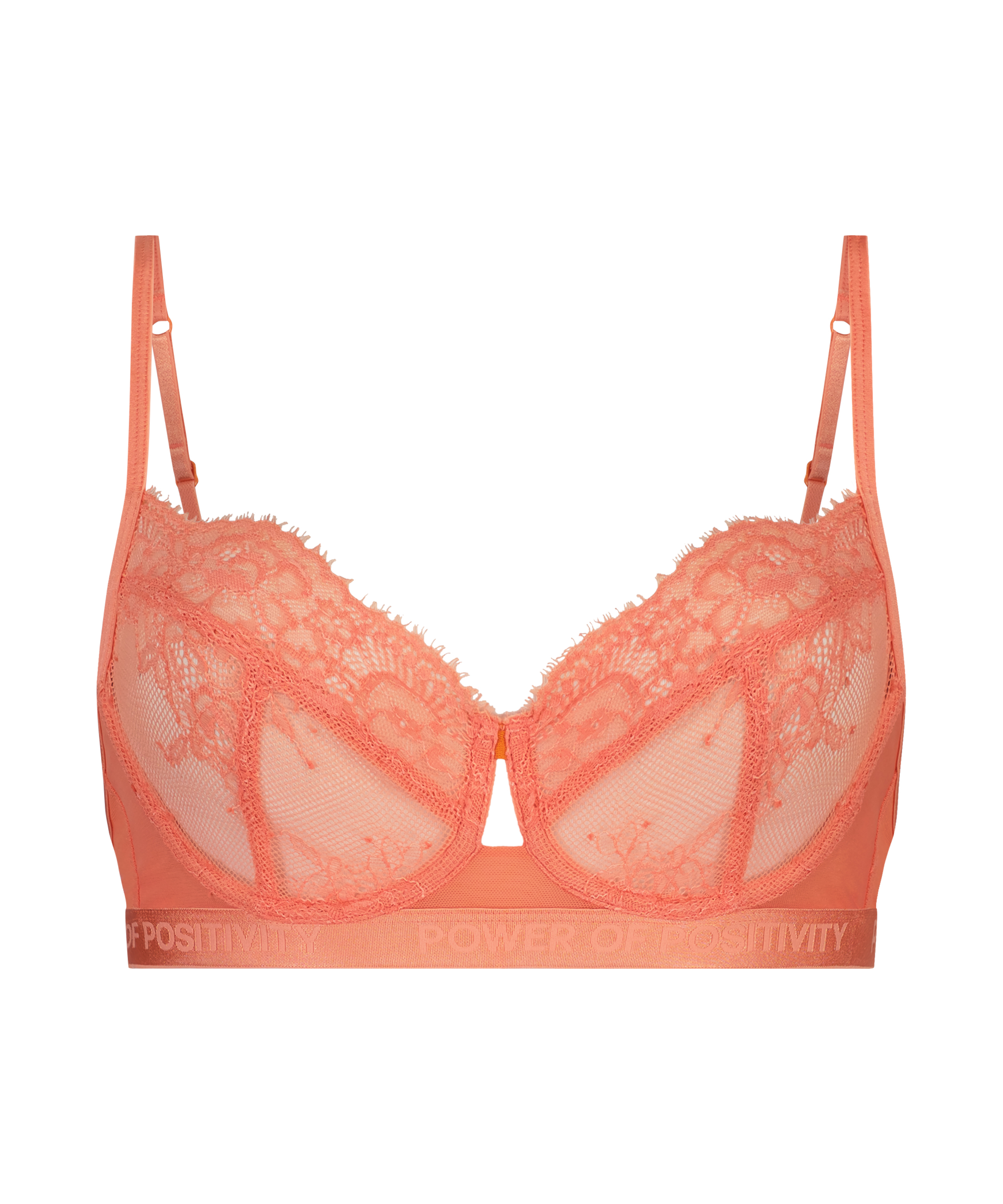 Honey Non-Padded Underwired Bra, Orange, main
