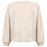 Longsleeved Top Fluffy Fleece, Beige