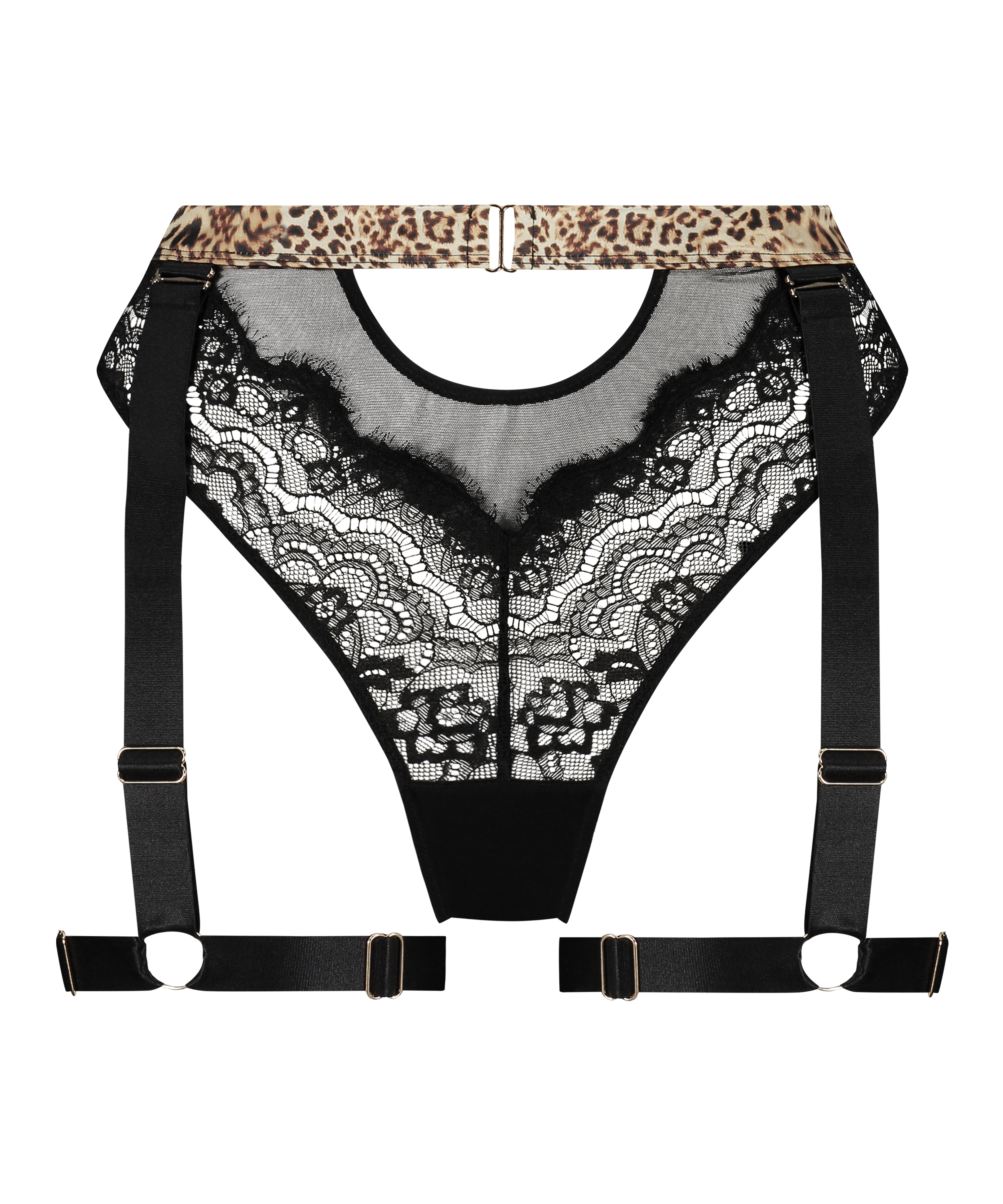 Aurelia High Thong, Black, main