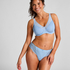 Nina Non-Padded Underwired Minimizer Bra, Blue