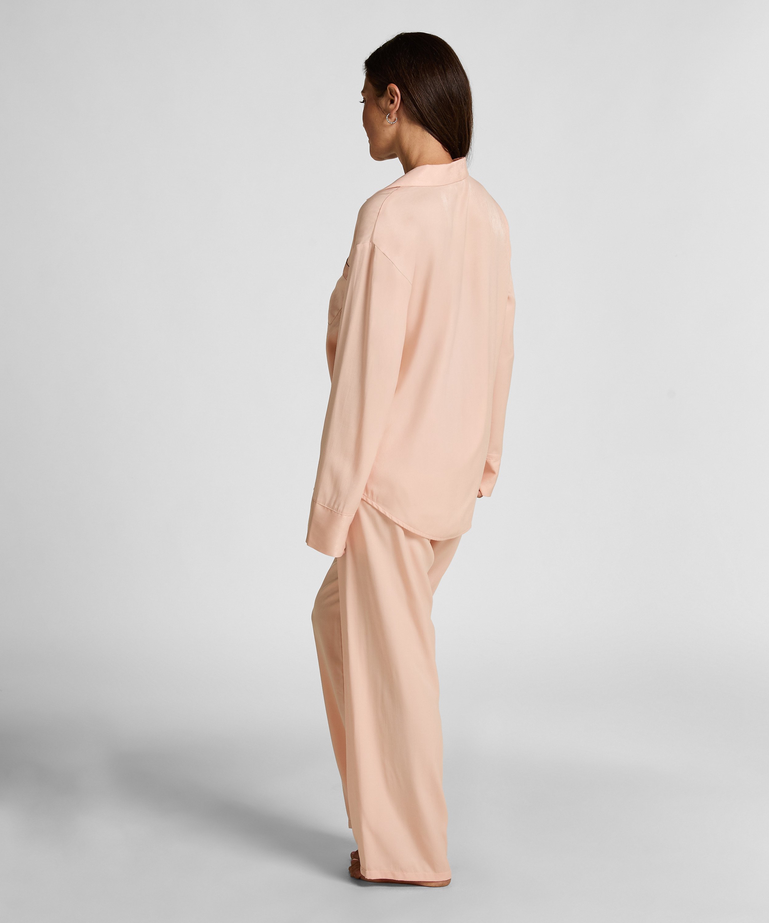 Satin Trousers, Pink, main