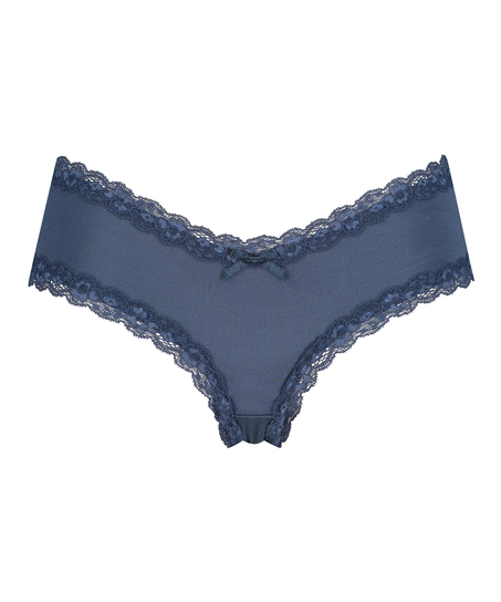 V-Shaped Microfibre Brazilian, Blue