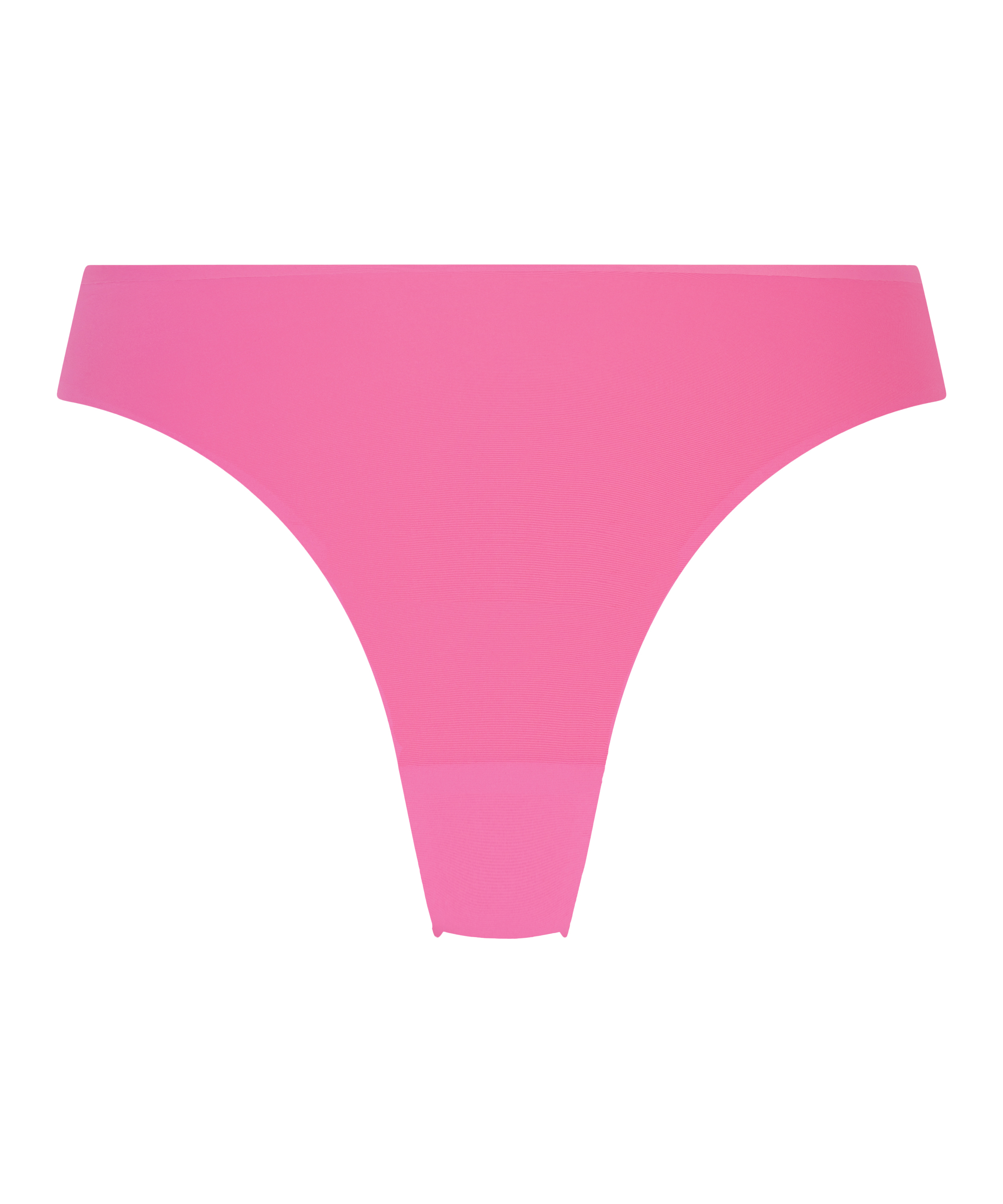 Lace Back Invisible Thong, Pink, main