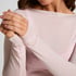 super soft Boatneck shirt with Cashmere, Pink