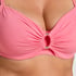 Non Padded Underwired Bikini Top Luxe, Pink