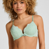 Harmony Padded Underwired Push-Up Bra, Green
