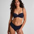 Marine Padded Underwired Bra, Blue