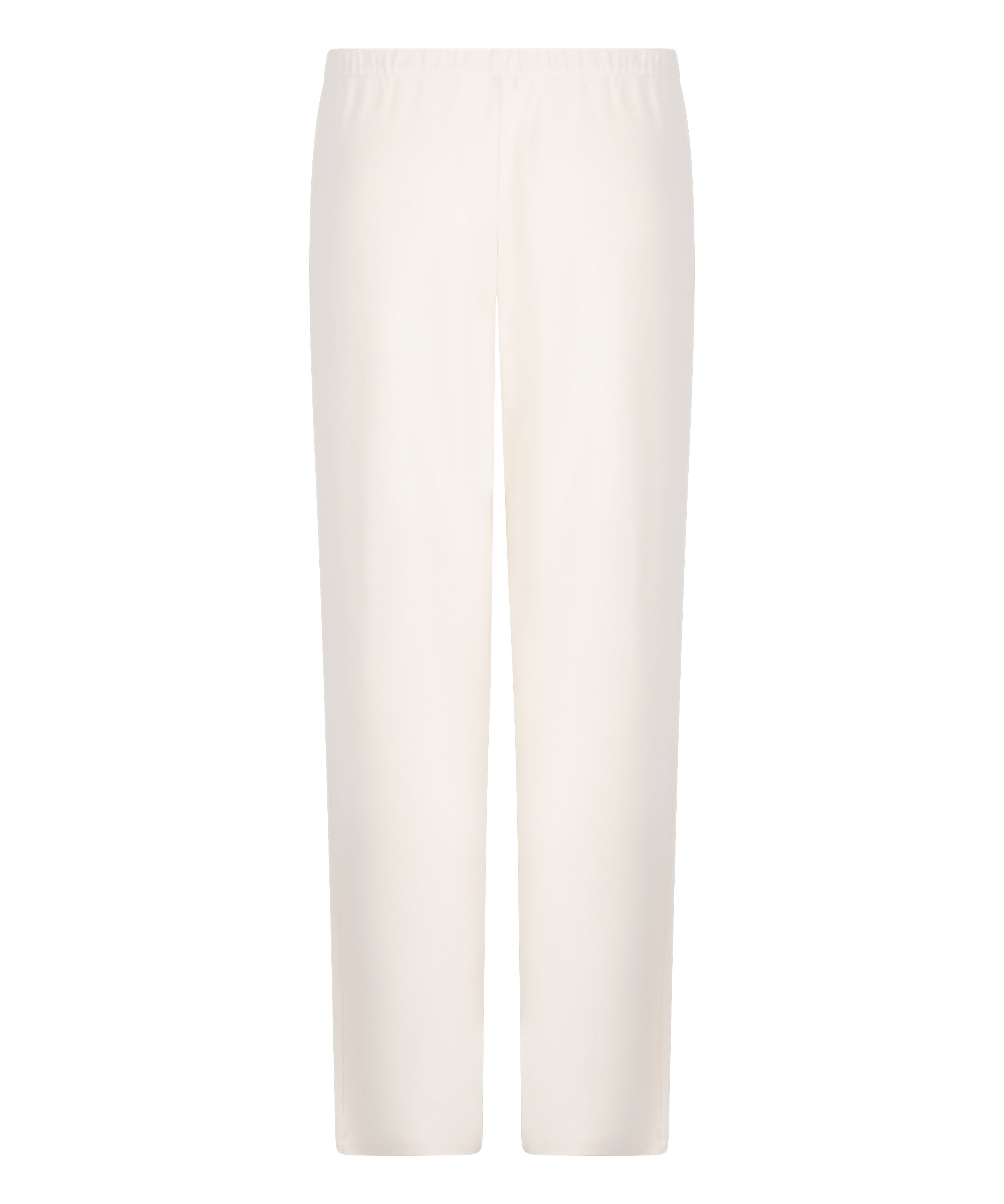 Brushed Jersey Trousers, White, main
