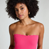 Bandeau Scallop Swimsuit, Pink
