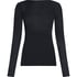 super soft Boatneck shirt with Cashmere, Black