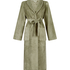 Fleece Bathrobe, Green