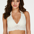 Marina padded bralette, White