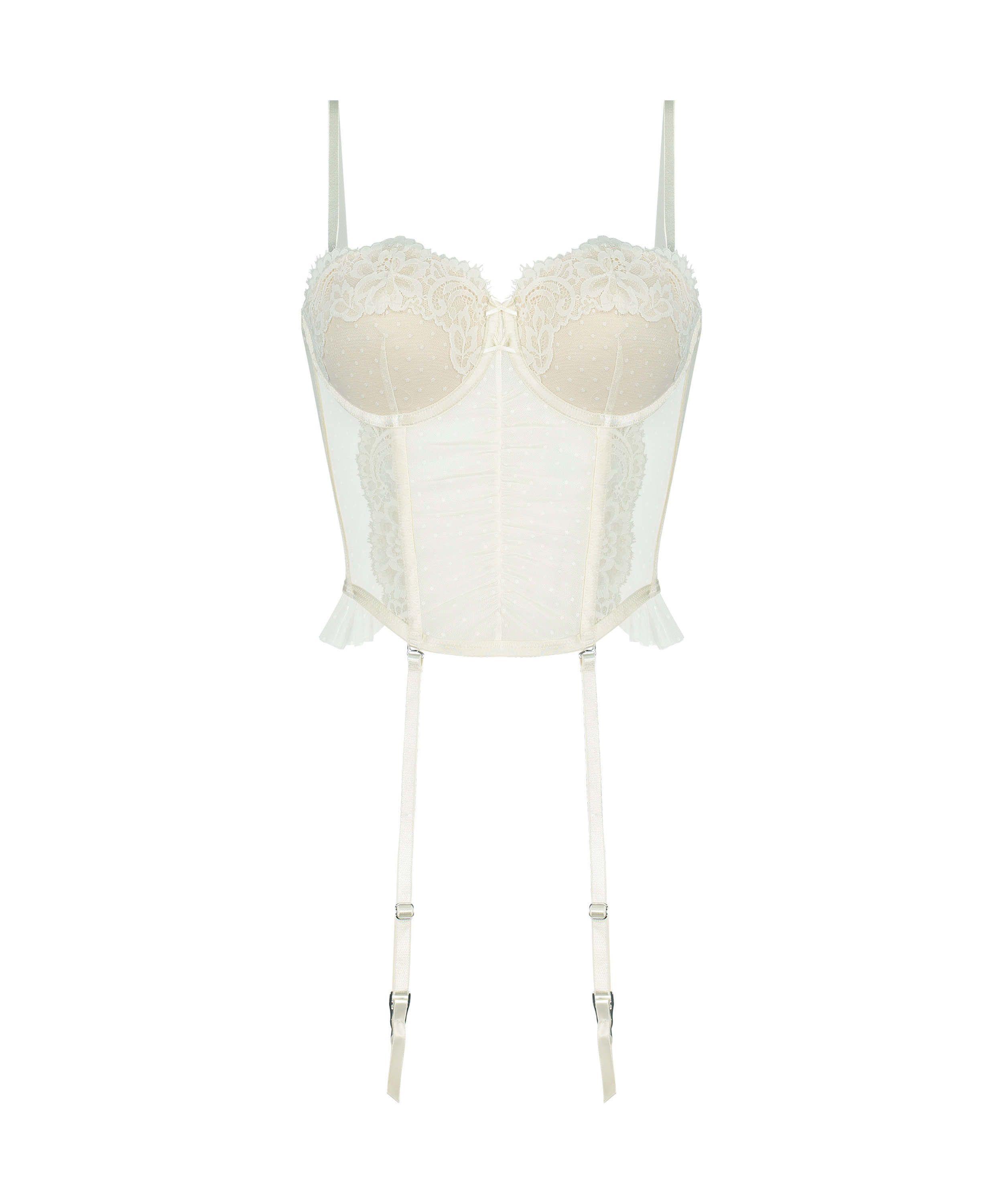 Harmony Bustier, White, main