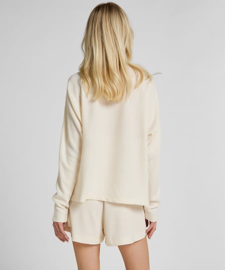 Top Waffle Everly, White