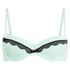 Lucie padded underwired bra, Green