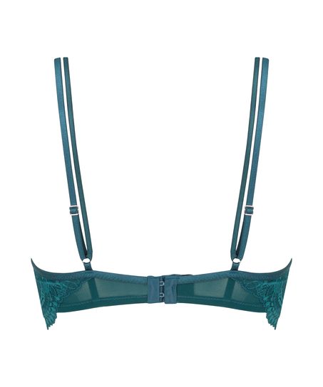 Raquel Non-Padded Longline Underwired Bra, Blue