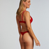 Teddy Padded Push-Up Underwired Bra, Red