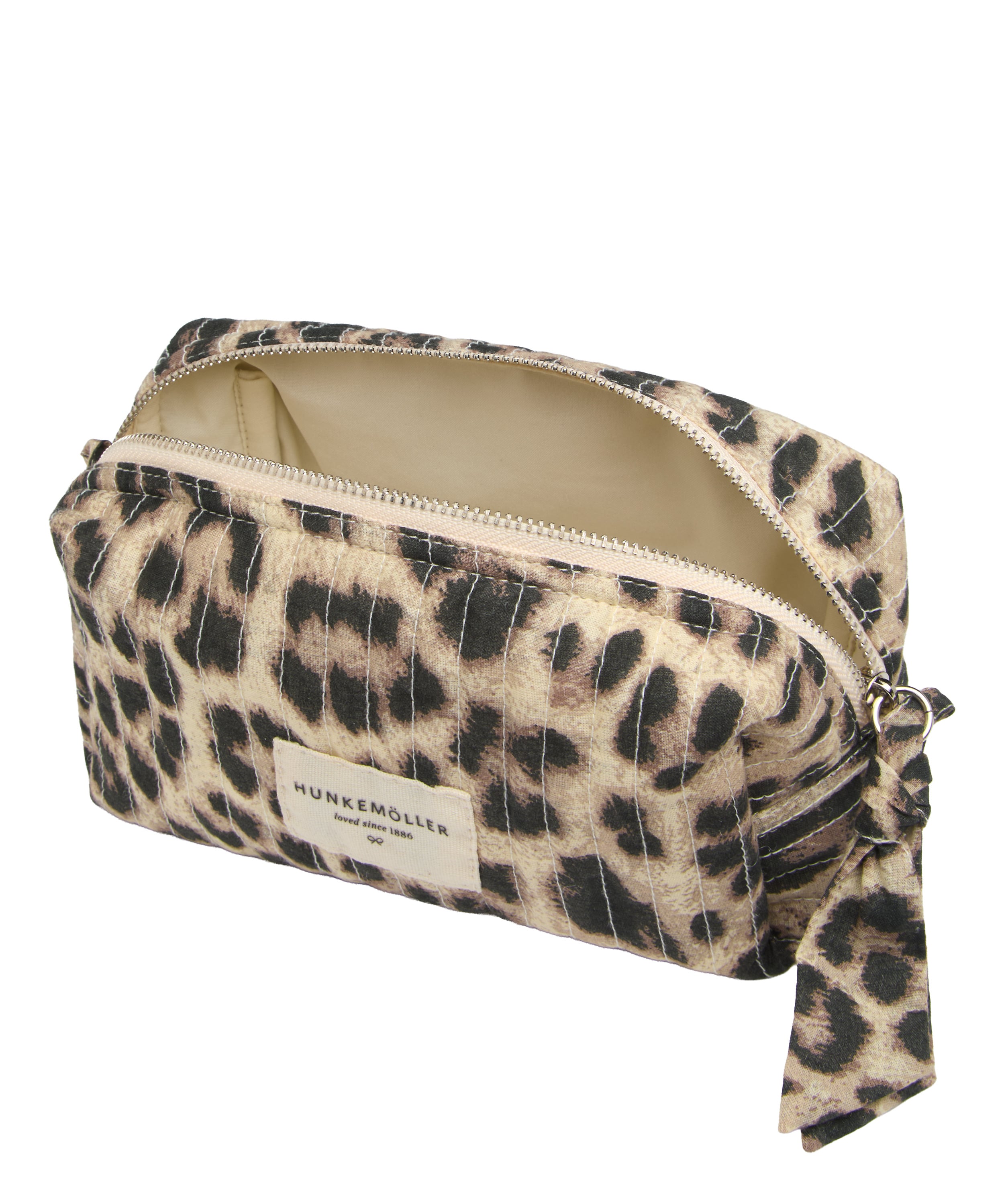 Make-Up Bag Small Leopard, Beige, main