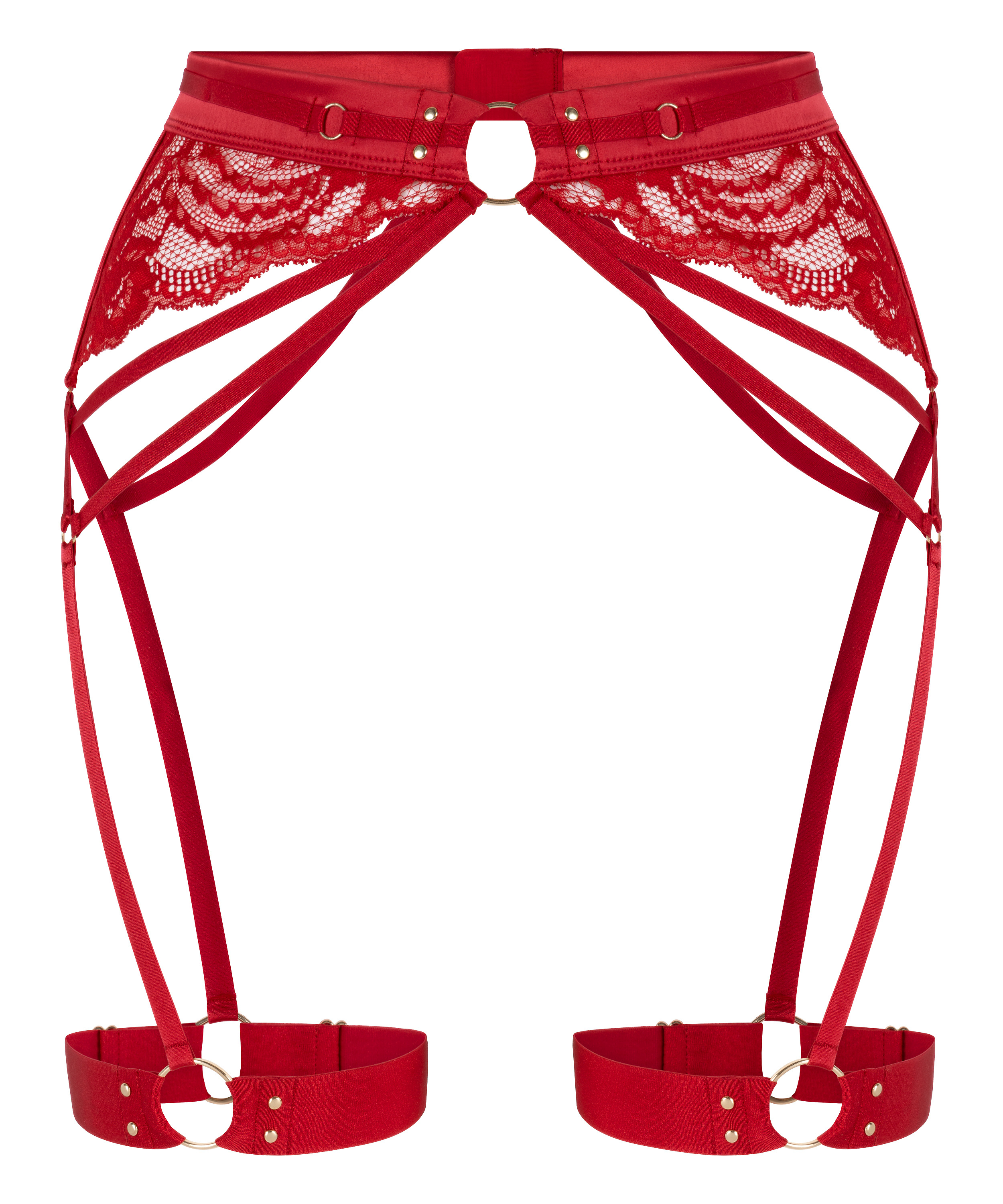 Emmeline Suspenderbelt, Red, main
