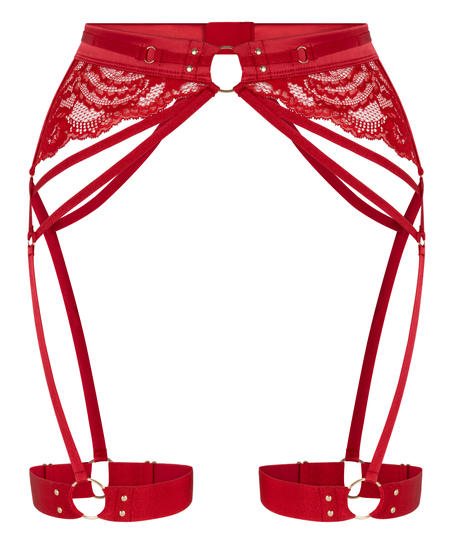 Emmeline Suspenderbelt, Red