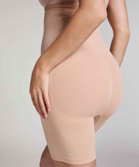 Seamless Enhancing Thigh Slimmer, Beige