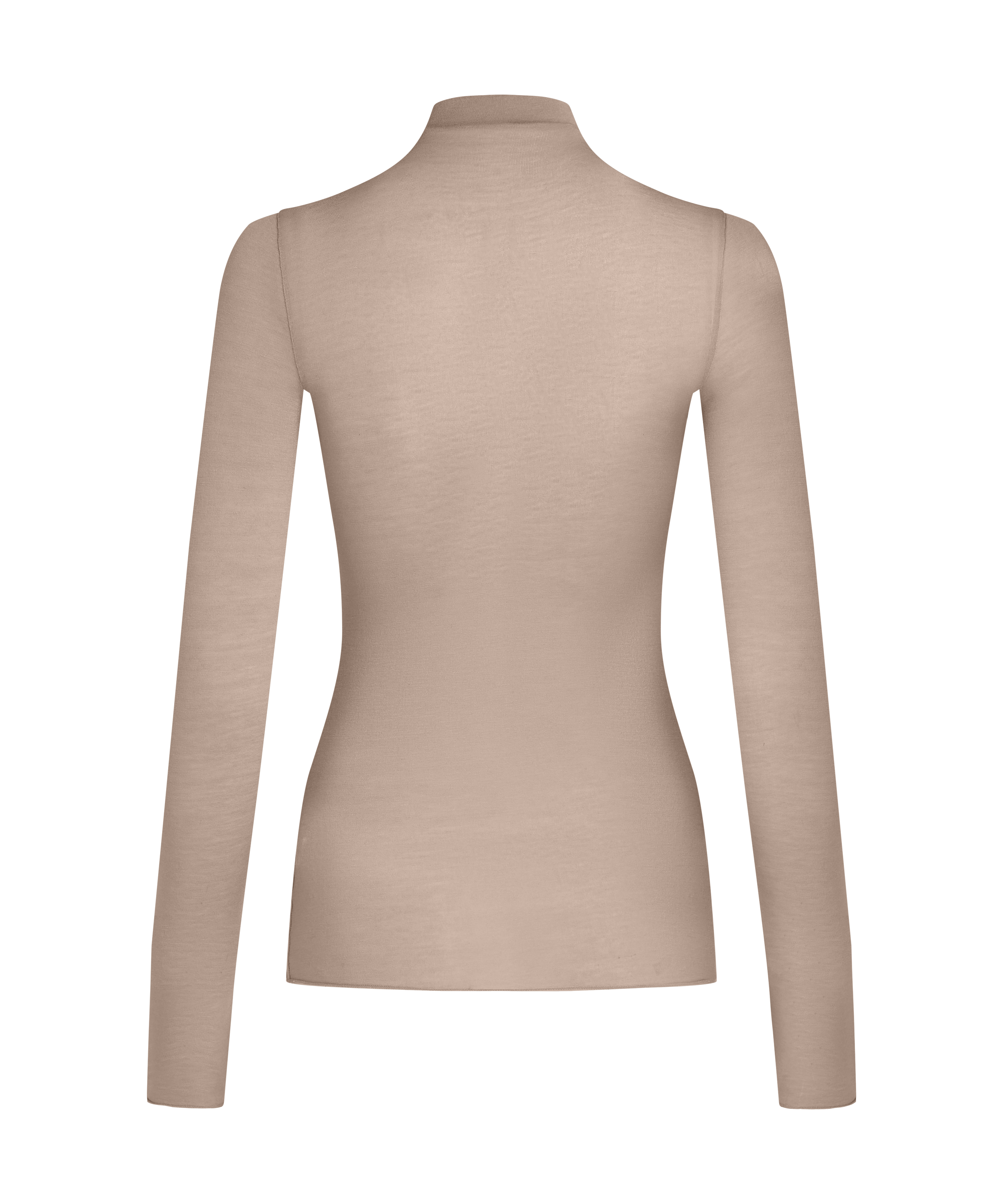 super soft Turtleneck shirt with Cashmere, Gray, main