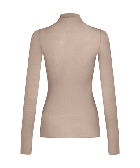 super soft Turtleneck shirt with Cashmere, Gray