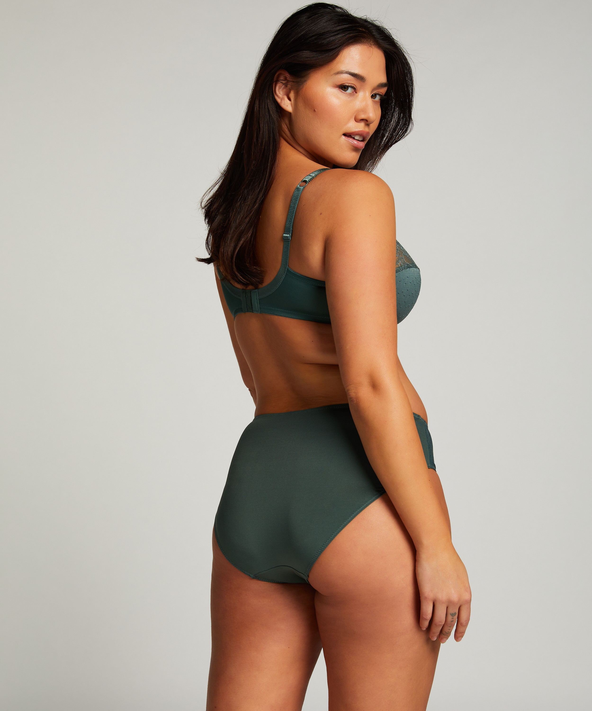 Sophie Non-Padded Underwired Bra, Green, main