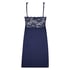 Nora Lace Slip Dress, Blue